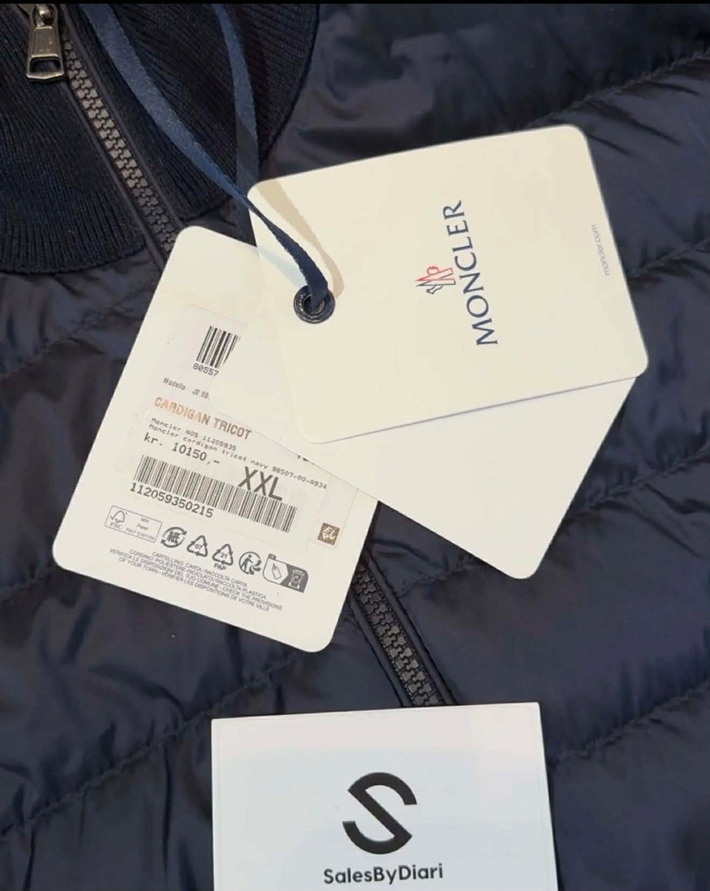 Brand New Moncler Cardigan (L/Xl)