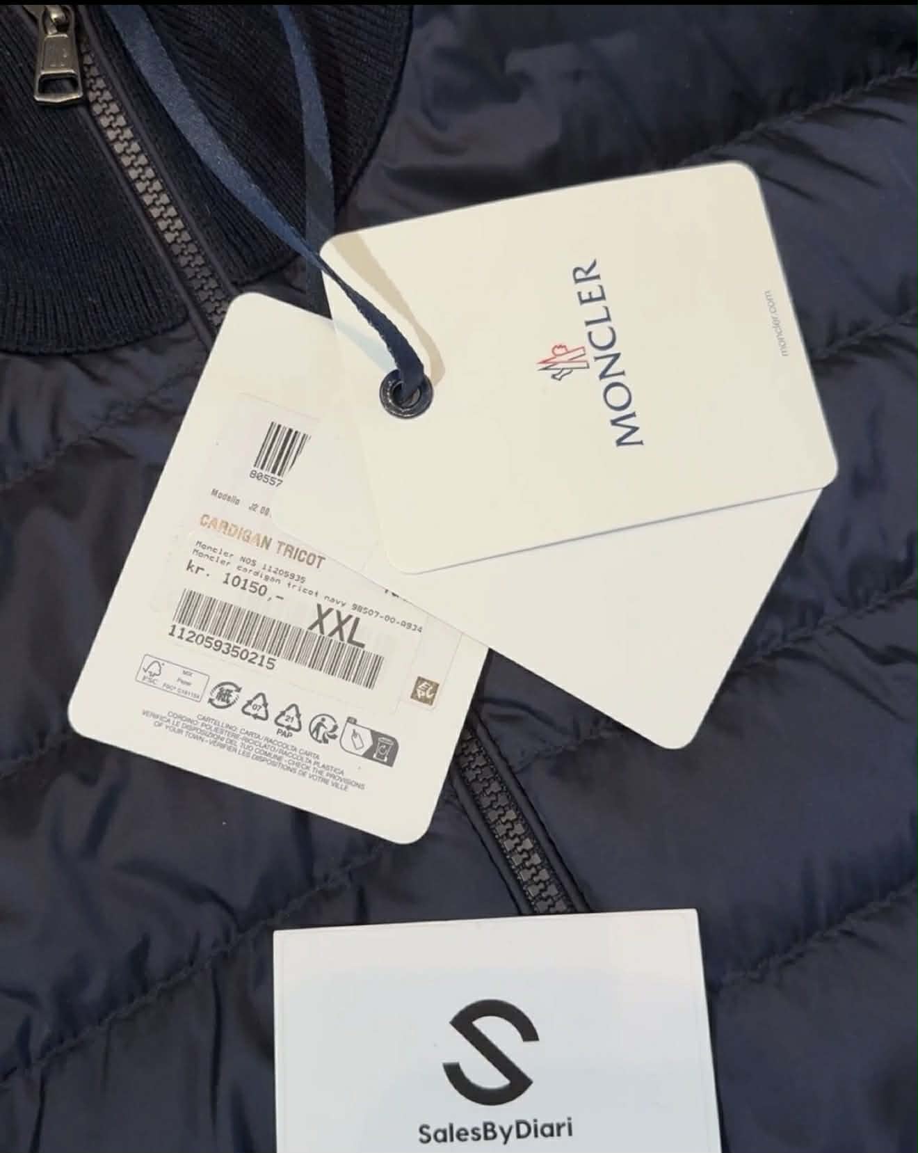 Brand New Moncler Cardigan (L/Xl)